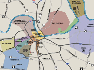 map_of_nashville_tennesse_popular_destination_places Alcohol Addiction Treatment Centers Nashville Symptoms & Options