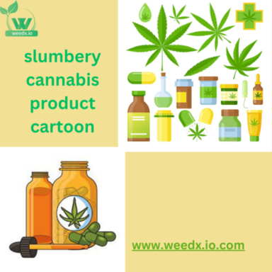slumbery cannabis product cartoon .png