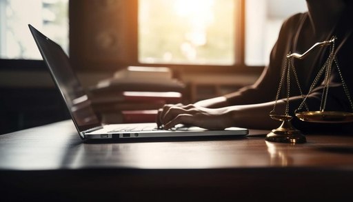 one-woman-typing-laptop-office-generated-by-ai_188
