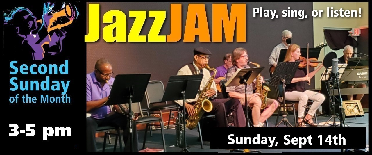 Jazz Jam banner for September 14th