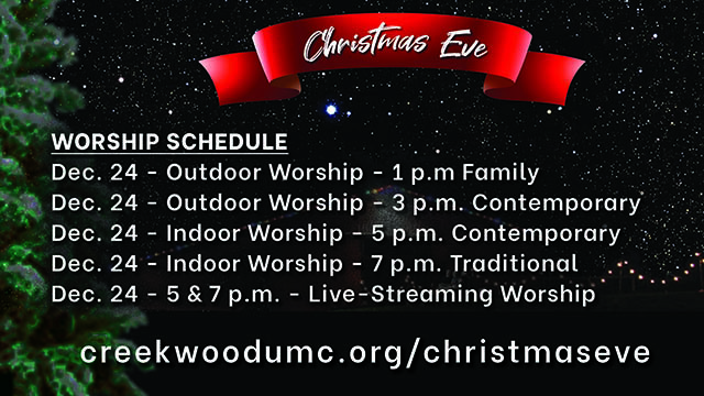 Christmas at Creekwood UMC Christmas Eve Worship